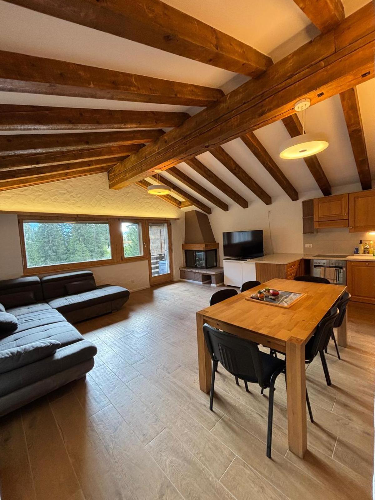 Appartamento Chalet Laax Bagian luar foto